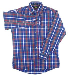 Vintage Oshkosh B'Gosh Button Pocket Flannel USA